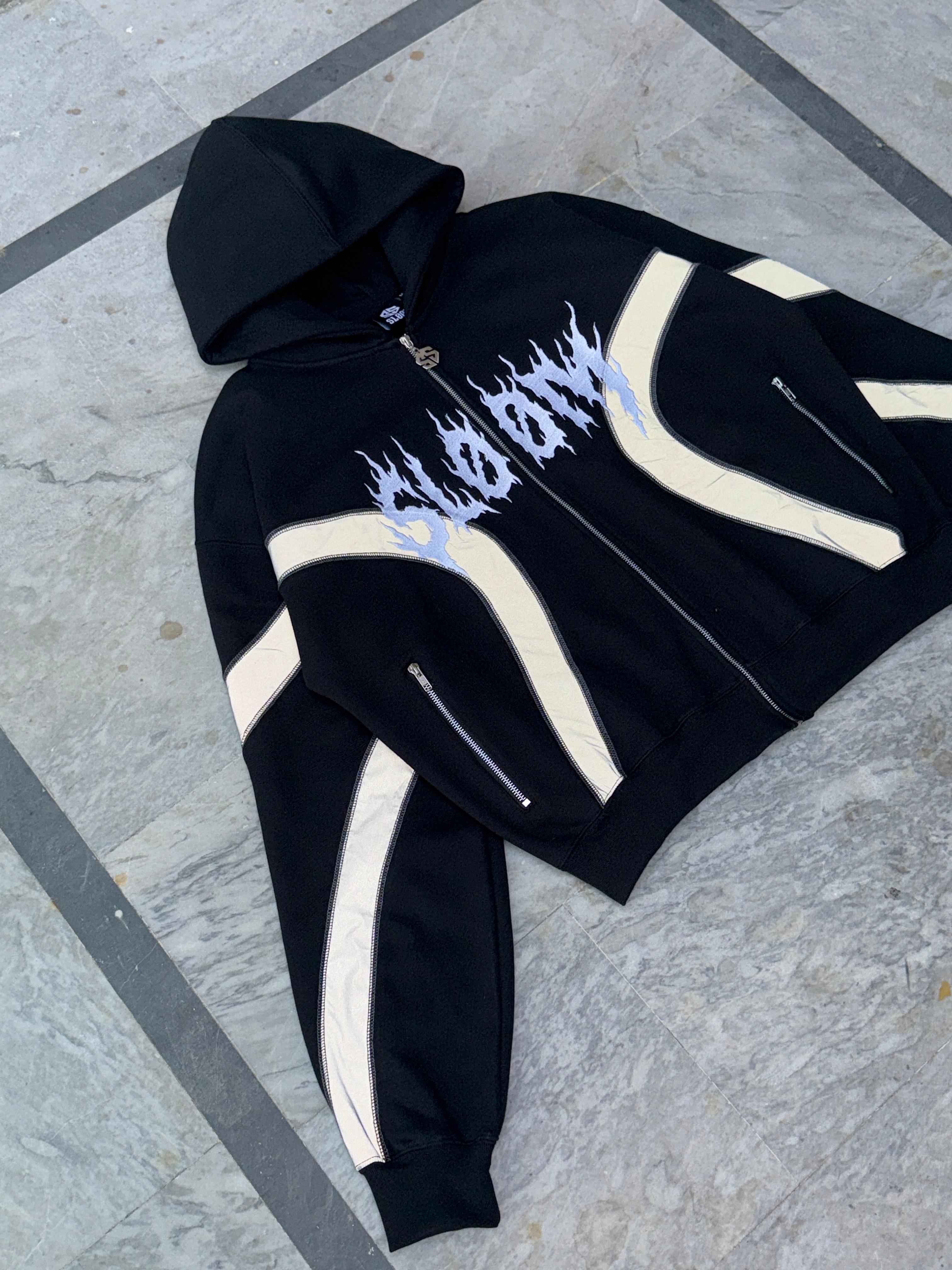 Hoodie Zip Reflective